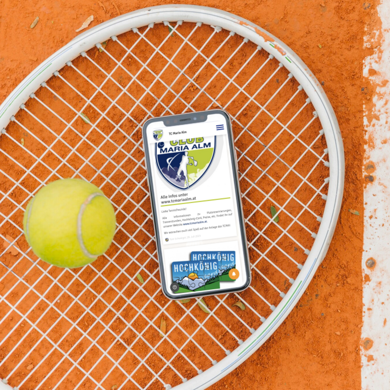 Alle Infos unter www.tcmariaalm.at